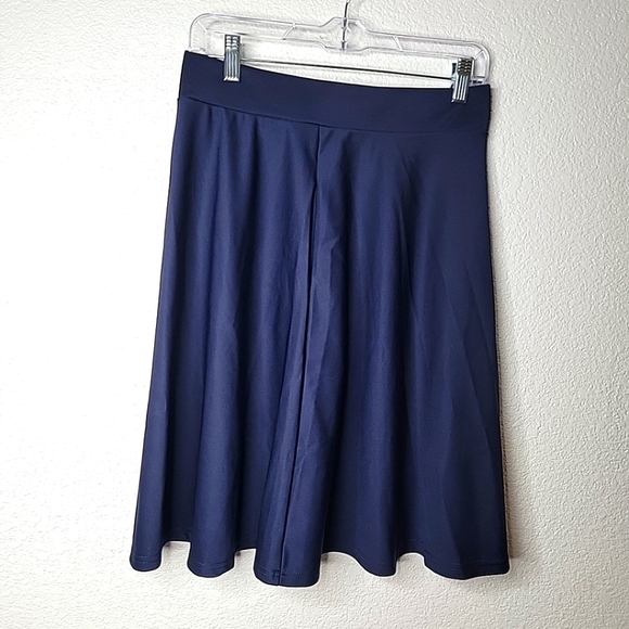 Mini Flared Plain Pleated Skater Shorts Women's - Picture 1 of 7